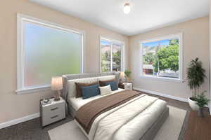 Apartment Bedroom 3 - Staged