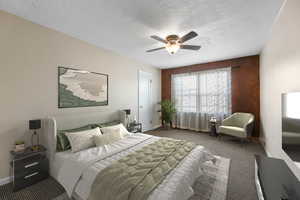 Apartment Bedroom 4 - Staged