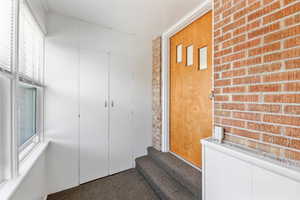 2nd Door Entrance to Apartment with Closet