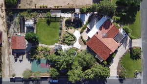 Aerial view of property and surrounding area