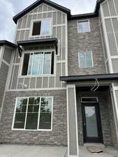 View of front facade with brick siding