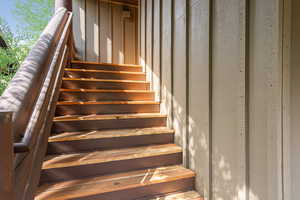 View of stairs