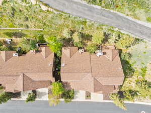 Aerial view of property and surrounding area
