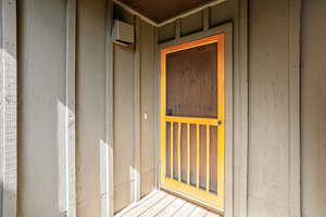 Entrance to property