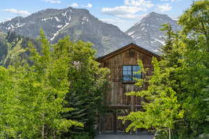 View of mountain background