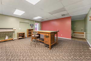 Conference Room - Kitchen behind Red Wall