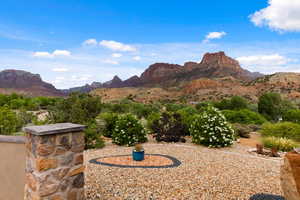 View of mountain background