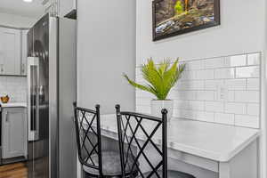 Stairs with wood finished floors