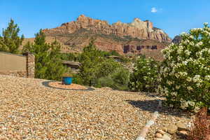 View of mountain background