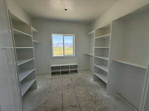 Master walk-in closet