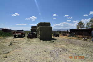 View of yard featuring an outdoor structure and an exterior structure