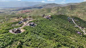 Drone / aerial view of mountains