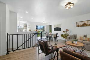 Entry and living room