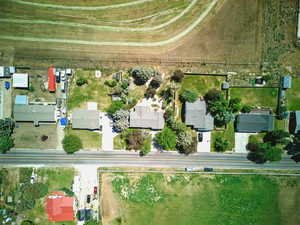 Aerial view of property's location
