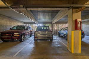 View of parking garage