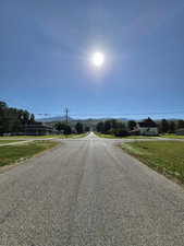 View of asphalt street