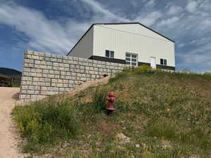 40x60 Steel shop east facing, with water hydrant.