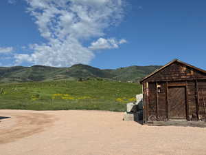 West View of mountain background