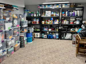 View of storage room