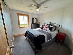 Bedroom with lake view
