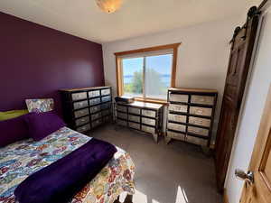 Bedroom with lake view