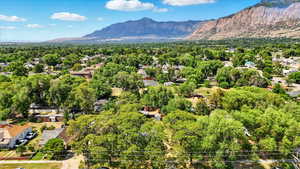 Bird's eye view of mountains