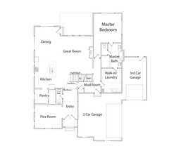 View of floor plan / room layout