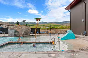 Waterdance Rec Center outdoor pool and patio