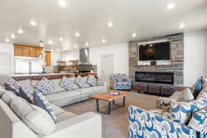 Great room concept floor plan