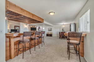 Custom wet bar - perfect for entertaining friends and family