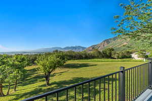 View of mountain backdrop