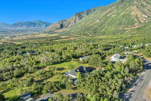 View of mountain background