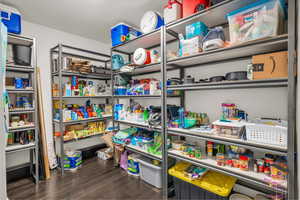 View of storage area