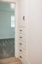 View of closet