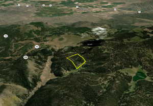 Aerial view of property's location