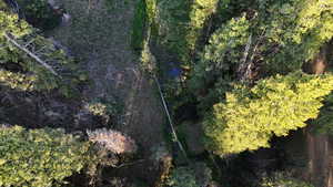 Aerial view of property and surrounding area