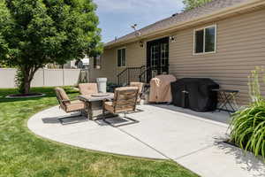 View of patio / terrace featuring area for grilling