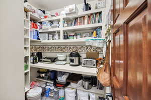 View of storage area