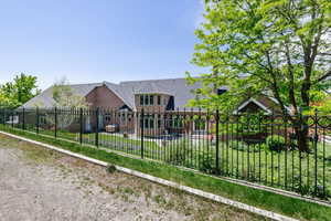 Rear view of property