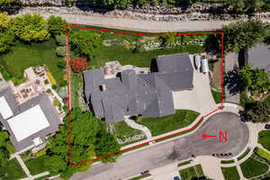View of property location featuring property boundaries highlighted