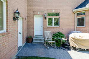 View of patio / terrace with a grill