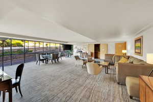 View of community Club House with kitchen.
