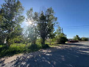 View of asphalt road