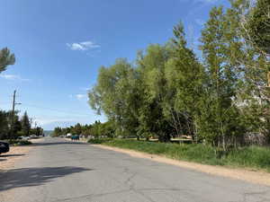 View of asphalt street