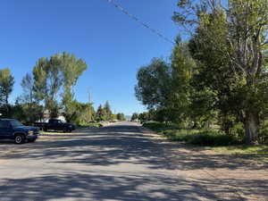 View of asphalt road