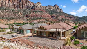 View of mountain background