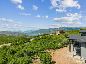 View of mountain backdrop