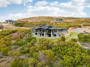 Aerial view of property and surrounding area