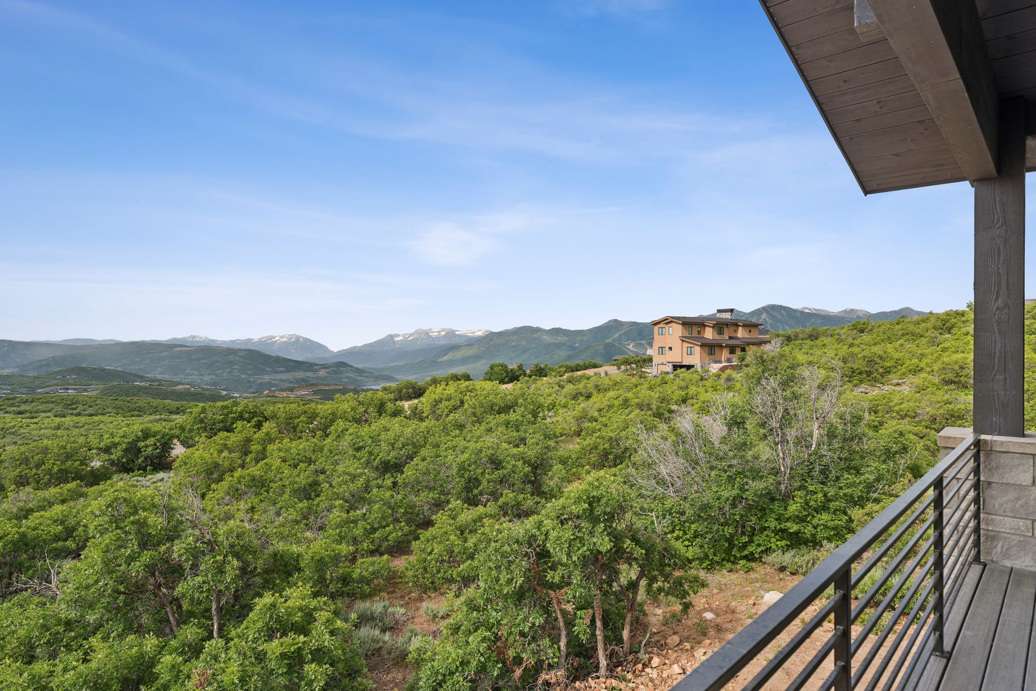 View of mountain backdrop