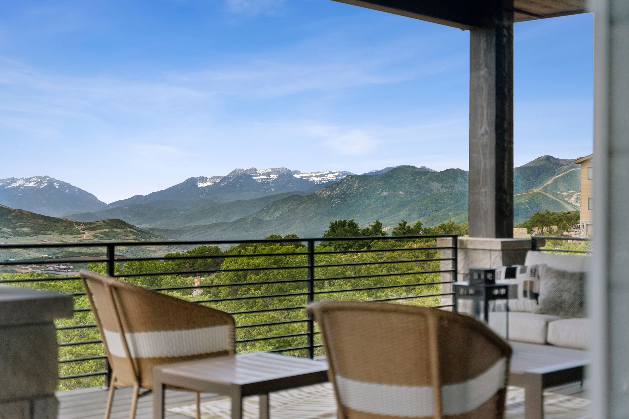 View of mountain backdrop